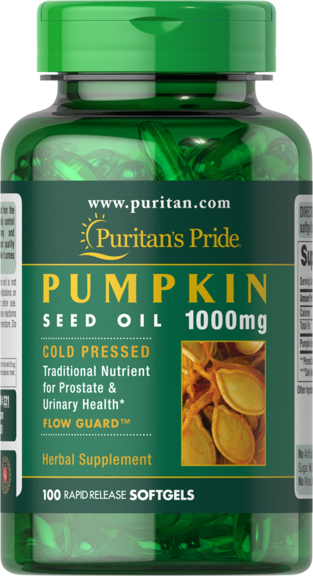 Puritan's Pride Add to favorites Pumpkin Seed Oil 1000 mg