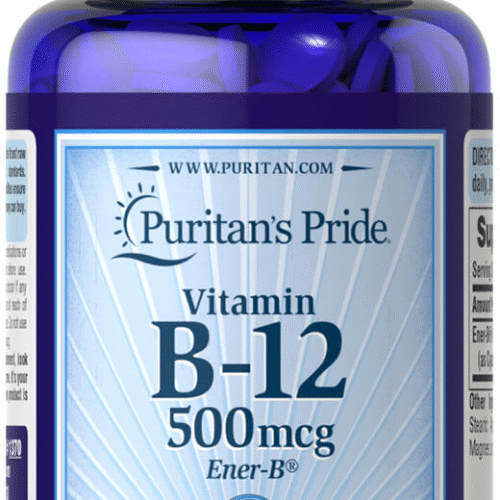 Puritan’s pride vitamin B-12 500mcg 100 tablets