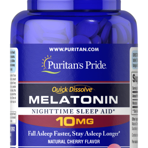 Quick Dissolve Melatonin 10 mg Cherry Flavor 45 dissolvable tablets